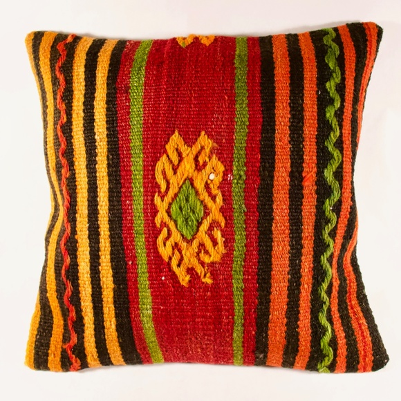 Caria Other - Handmade Kilim Pillow // Decorative // Vintage